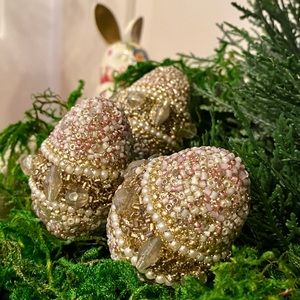 Beautiful Beaded Mini Easter Eggs - Set of 12 ✨NEW✨